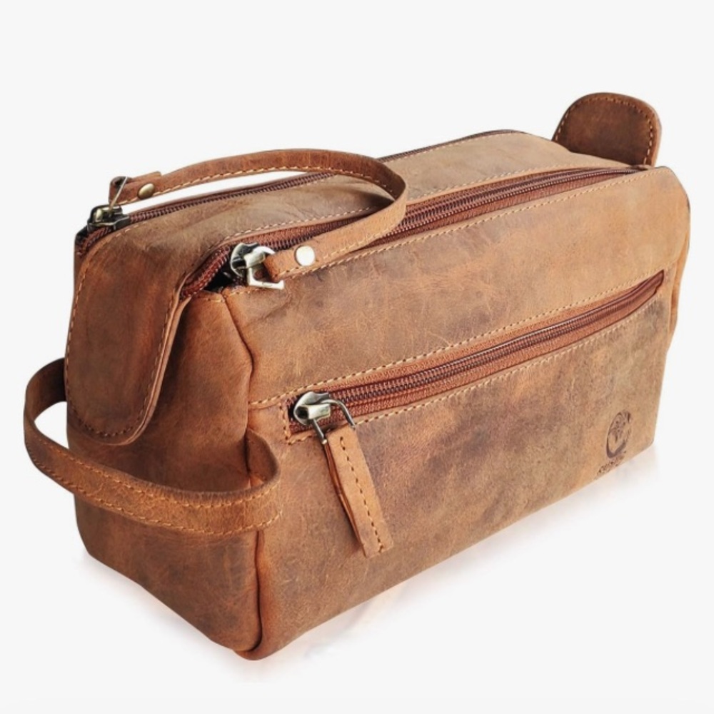Brown Leather Men's Bag